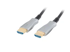 Kabel HDMI Lanberg M/M V2.0 Optico AOC 50M Negro