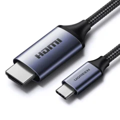 Adapterski kabel USB-C - HDMI 2.1 8K 60Hz 1,5 m siv