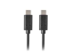 Lanberg USB kabel 2.0 macho/USB C macho 1,8m črnec