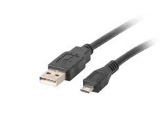 Lanberg USB kabel 2.0 Macho/Micro USB Macho 1M Negro