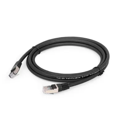 Kabel Red S-FTP Gembird Cat 6A LSZH Negro 3M