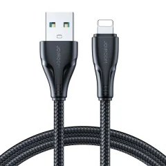 Kabel za iPhone Surpass Series USB - Lightning 2.4A 2m črn