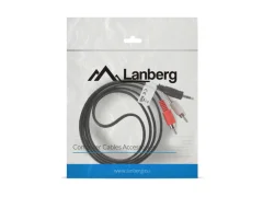 Kabel Estereo Lanberg Jack 3,5 mm/2x RCA macho 1,5m