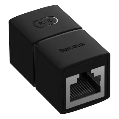 AirJoy LAN Ethernet RJ-45 priključek za omrežni kabel, črn