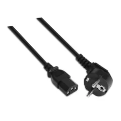 Kabel Alimentacion Aisens CPU CEE7 M-C13 H Negro 1,5M