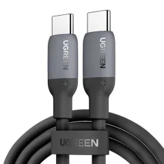 Pleten USB-C kabel PD 60W 5A 480Mb/s 1,5m črn