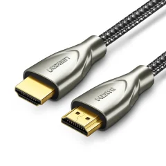 Vzdržljiv pleten kabel HDMI 2.0 4K 60Hz 1 m sive barve