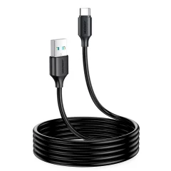 Polnilni in podatkovni kabel USB - USB Type C 3A 2m črn