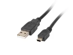 Lanberg USB kabel 2.0 Macho/Mini USB Macho Ferrita 1,8m Negro