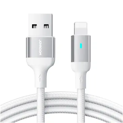 iPhone USB - Lightning kabel za hitro polnjenje serije A10 2.4A 3m bel