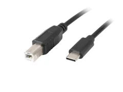 Lanberg kabel USB C macho in USB B 2.0 Macho 3M Negro