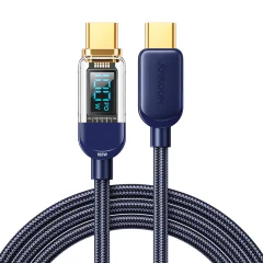 USB-C kabel za hitro polnjenje in prenos podatkov 100W 1,2 m moder