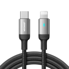 Kabel za iPhone USB-C - Lightning A10 Series 20W 1.2m črn