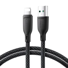 Kabel za iPhone Multi-Color Series USB-A - Lightning 3A 1m črn