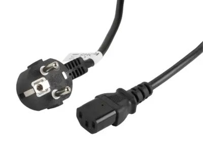 Kabel de Alimentacion Lanberg Schuko Cee 7/7 in IEC320 C13 3M