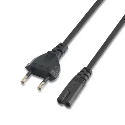 Kabel Alimentacion Aisens Forma 8 CEE7 16 M-C7 H Negro 1,5M