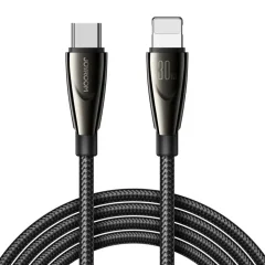 Kabel za iPhone Pioneer Series USB-C - Lightning 30W 1.2m črn