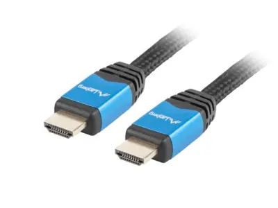 Kabel Hdmi Lanberg macho/macho v2.0 cu 4k Premium 3m črnec