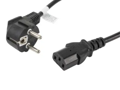 Kabel de Alimentacion Lanberg Schuko Cee 7/7 in IEC320 C13 1,8m