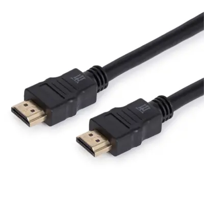 Kabel maillon basic hdmi dorado conector High Speed ​​bc negro 1,8m
