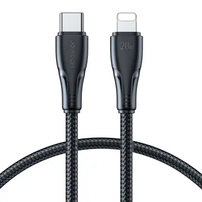 Vzdržljiv kabel za iPhone Surpass Series USB-C - Lightning 20W 0,25m črn