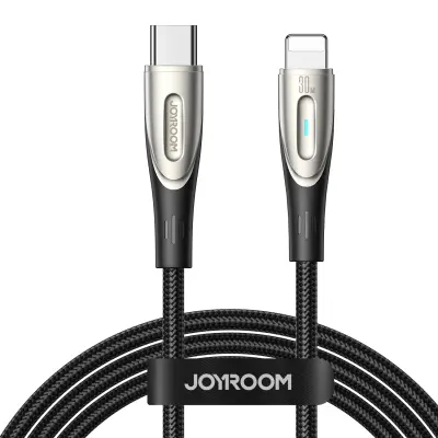 Kabel za iPhone Star-Light Series USB-C - Lightning 30W 1,2m črn