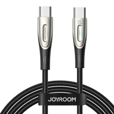 Pleteni kabel Star-Light Series USB-C - USB-C 100W 1,2m črn