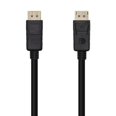 Kabel Aisens DisplayPort v1.2 4K@60Hz DP M-DP M Negro 1,0M