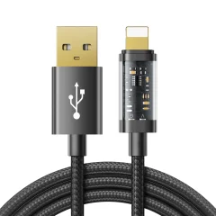 iPhone USB - kabel za hitro polnjenje Lightning PD 20W 1,2m, črn