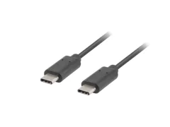 Kabel 2.0 Lanberg USB C macho/USB C macho 1m črnec