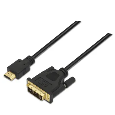 Kabel aisens dvi a hdmi dvi18 1 m-hdmi a m črnec 1,8m