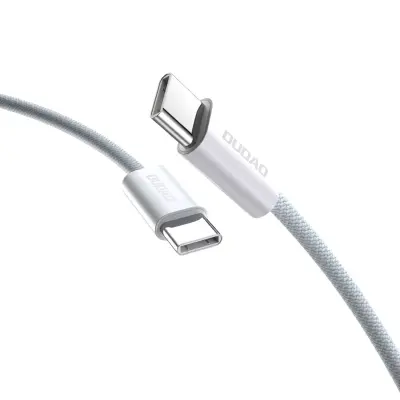 Vzdržljiv kabel UCB-C PD 60 W s pletenico iz ogljikovih vlaken, 2 m, svetlo moder