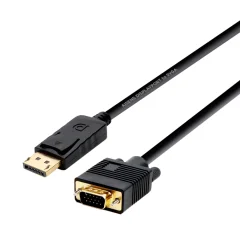 Kabelski konsor Aisens DisplayPort A VGA DP M-VGA M Negro 2.0M