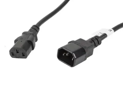 Kabel Alargador Lanberg Alimentacion CPU IEC320 C13 H/IEC320 C14 M VDE 5M