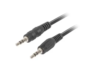 Kabel Estereo Lanberg Jack 3,5 mm macho/jack 3,5 mm macho 1,2m črnec