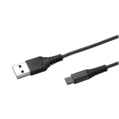 CELLY CABEL USB A TIPO C NYLON NEGRO