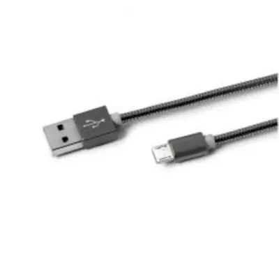 CELLY CABEL UAB A mikro usb kovinsko srebro