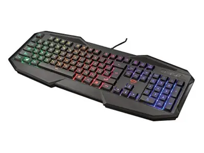 TRUST Gaming Gxt 830 -RW Avon Games - razsvetljava Rainbow Wave - 12 multimedijskih tipk - gaming tipkovnica