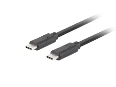 Lanberg USB-C kabel 3.1 Gen 2 macho/macho 10GB/s pd100w 1m črnec