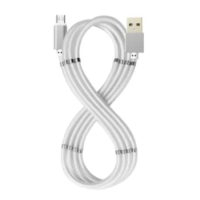 CELL CABEL MAGNETSKA USBA-MICRO USB WH 1M