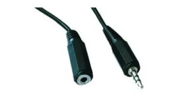 Gembird zvočni kabelski priključek 3,5 mm prolongator 2m moški/ženska