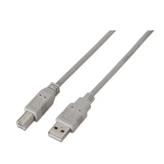 Kabel aisens tiskalnik USB 2.0 tip a tip a m-b m bež 1,8 m