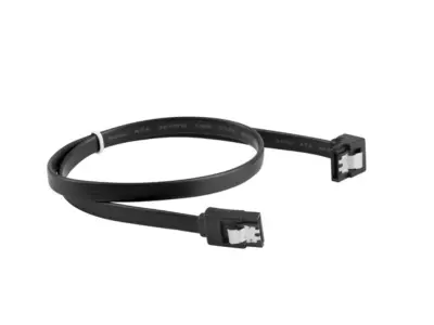 SATA III kabel Lanberg 6GB/s ženska ženska Angulo izrezki kovine 0,5m črna
