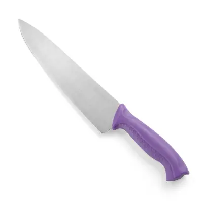HACCP kuharski kuhinjski nož za alergike 385 mm - vijoličen - HENDI 842775