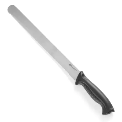 Profesionalni nož za kruh in testo črn HACCP 300 mm - Hendi 843109