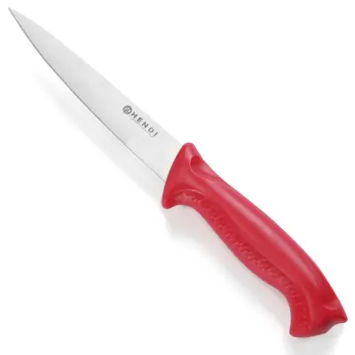 HACCP nož za filetiranje surovega mesa 300mm - rdeč - HENDI 842522