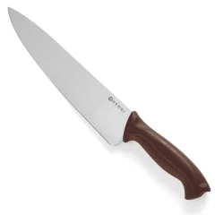 Kuharski nož za narezke in kuhano meso HACCP 385mm - rjav - HENDI 842799