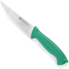 HACCP nazobčani nož za zelenjavo in sadje 205 mm - zelen - HENDI 842119