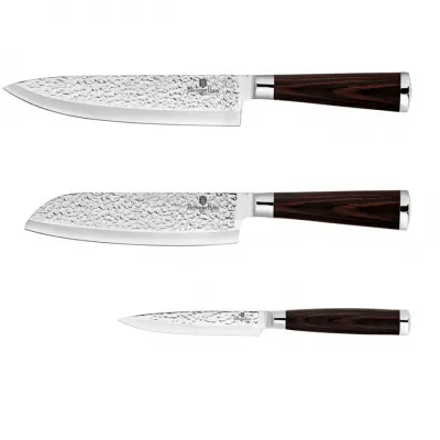 SET 3 NOŽEV BERLINGER HAUS BH-2483 SHINE BASALT