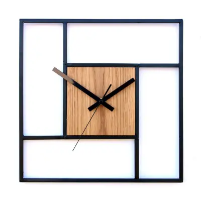 MODERN CLOCK Loft Steve kovinska stenska ura